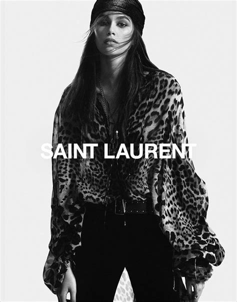 ysl werbung 2018 model|Kaia Gerber is the new face of Saint Laurent this Fall 2018.